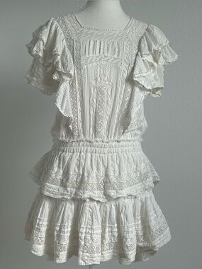 loveshackfancy stella heritage crochet mini dress
